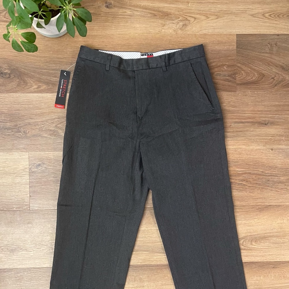 Tommy Hilfiger Stretch Dark Grey Dress pants 31W x 30 L